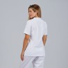 Bata Mujer Oporto Corchetes Blanca | Union Workwear