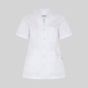 Bata Mujer Oporto Corchetes Blanca | Union Workwear