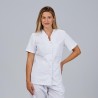 Bata Mujer Oporto Corchetes Blanca | Union Workwear