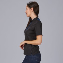 Polo Mujer Cuello Mao Tejano | Union Workwear