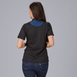 Polo Mujer Cuello Mao Tejano | Union Workwear
