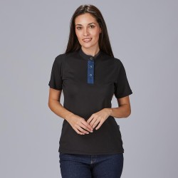 Polo Mujer Cuello Mao Tejano | Union Workwear