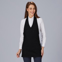 Delantal Bistro Escote Pico Bolsillo Centro 80X65 Cm | Union Workwear