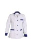 Bata Mujer Corta Sarga M/L Combi | Union Workwear