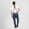Delantal Con Peto Colorado 75X80 Cm | Union Workwear