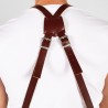 Delantal Con Peto Colorado 75X80 Cm | Union Workwear