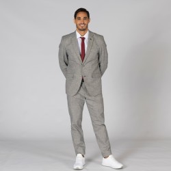 Americana Hombre 2 Botones Slim Fit Cheviot | Union Workwear