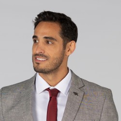 Americana Hombre 2 Botones Slim Fit Cheviot | Union Workwear
