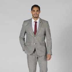 Americana Hombre 2 Botones Slim Fit Cheviot | Union Workwear
