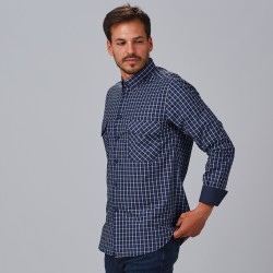Camisa Hombre Slim Fit Cuadros Fausto | Union Workwear