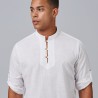 Camisa Hombre Dante Slim Fit Falso Lino | Union Workwear