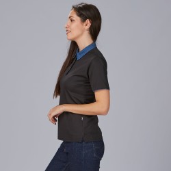 Polo Mujer Cuello Camisero Tejano | Union Workwear