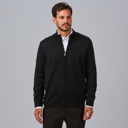 Cardigan Hombre Punto Fino Con Cremallera | Union Workwear