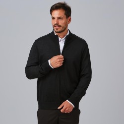 Cardigan Hombre Punto Fino Con Cremallera | Union Workwear