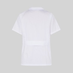 Bata Mujer Corta Blanca M/C | Union Workwear