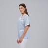 Blusa Sanitario Unisex Pico Vichy Combinada | Union Workwear