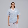 Blusa Sanitario Unisex Pico Vichy Combinada | Union Workwear