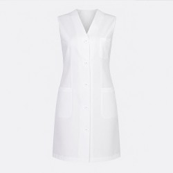 Bata Mujer Cuello De Pico S/Manga | Union Workwear