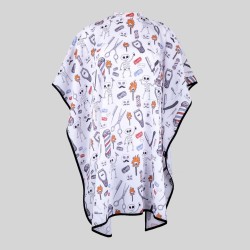 Capa De Peluqueria Infantil Estampada | Union Workwear