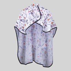 Capa De Peluqueria Infantil Estampada | Union Workwear