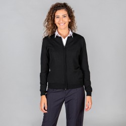 Cardigan Mujer Punto Fino Con Cremallera | Union Workwear