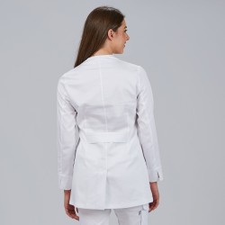 Bata Mujer Abierta Cuello Chimenea Aria | Union Workwear