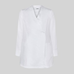 Bata Mujer Abierta Cuello Chimenea Aria | Union Workwear