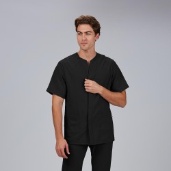 Blusa Hombre Abierta Cuello Pico M/C Alonso | Union Workwear