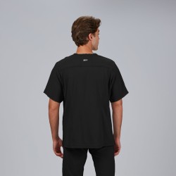 Blusa Hombre Abierta Cuello Pico M/C Alonso | Union Workwear
