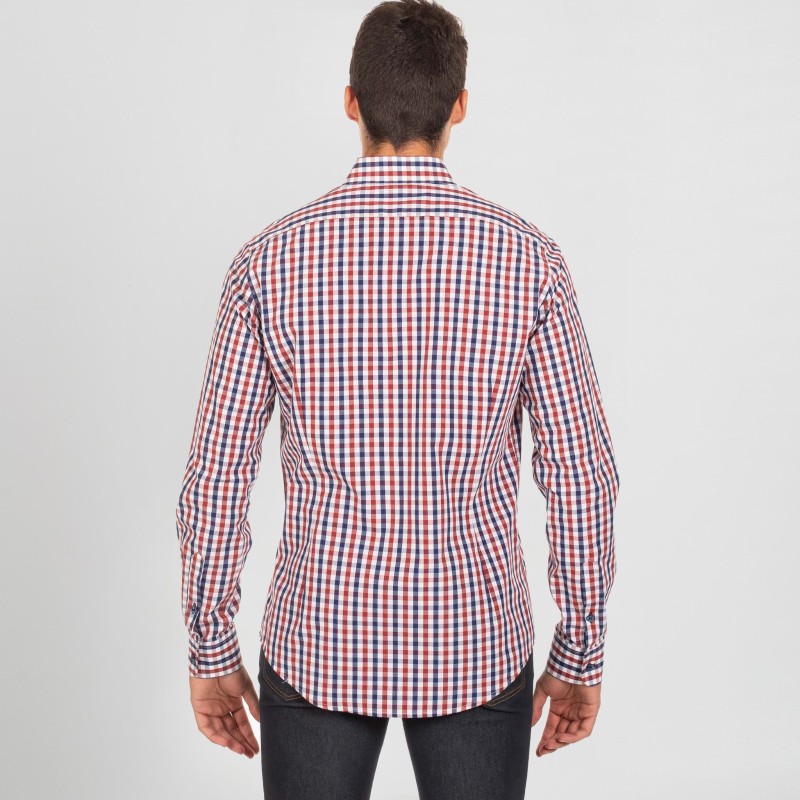 Camisa Hombre Vicenzo Slim Fit Vichy | Union Workwear