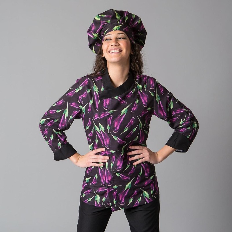 Chaqueta Cocina Unisex Berenjenas | Union Workwear