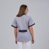 Bata Mujer Corta Vichy M/C Combinada | Union Workwear