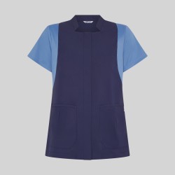 Blusa Mujer Boton Oculto M/C Carmina | Union Workwear