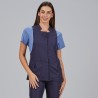 Blusa Mujer Boton Oculto M/C Carmina | Union Workwear