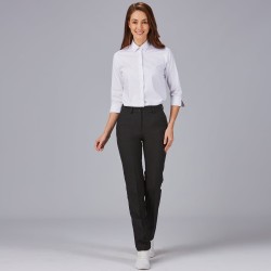 Pantalon Mujer Plana Poliester Bolsillo Frances | Union Workwear