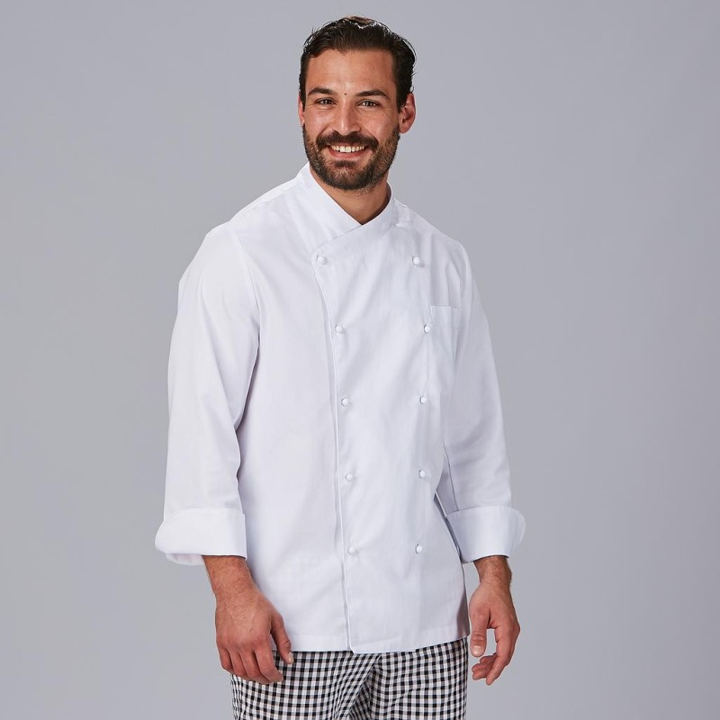 Chaqueta Cocina Unisex Napoles Antimanchas (Teflon) M/L | Union Workwear