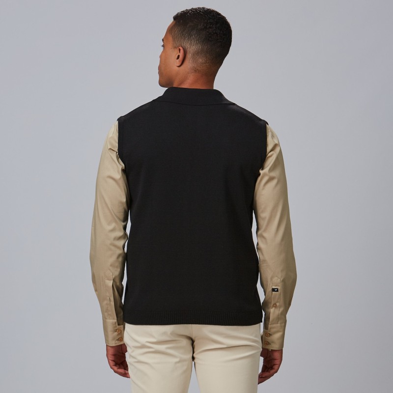 Chaleco Cuello Solapa Abotonado Hombre | Union Workwear