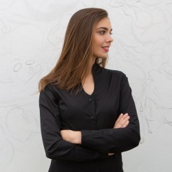 Camisa Mujer Cuello Chimenea Liliana | Union Workwear