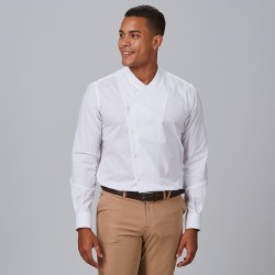 Camisa Hombre Slim Fit Fil A Fil C/Cocinero Marcello | Union Workwear