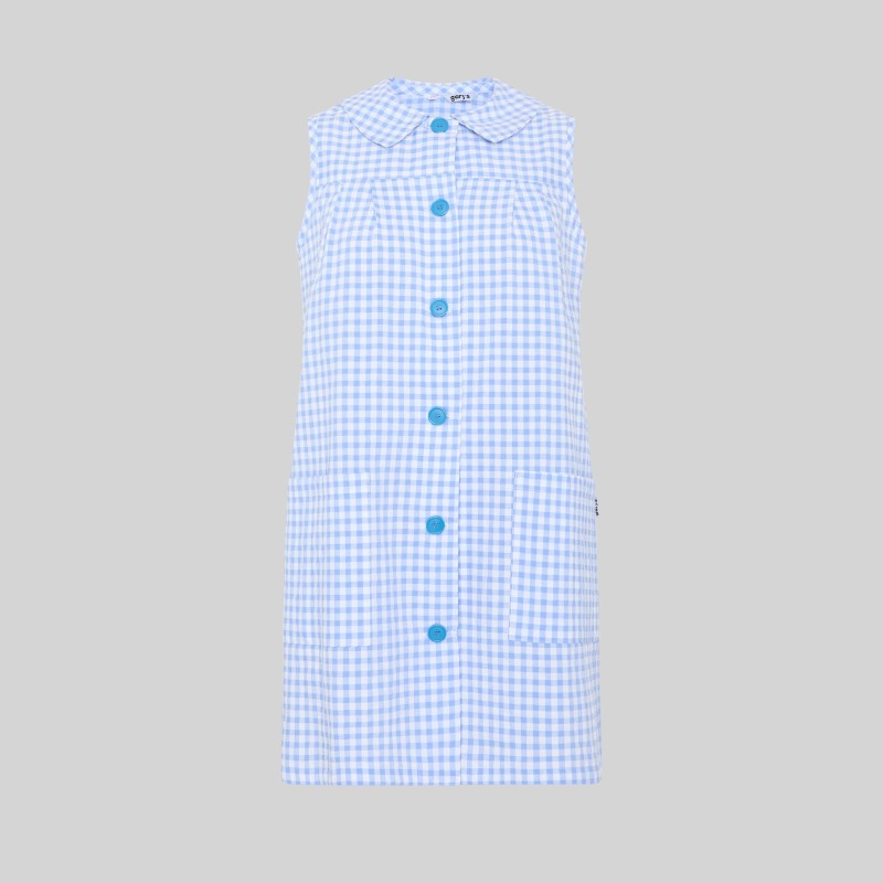 Bata Mujer S/Manga Vichy Bambula Adulto | Union Workwear