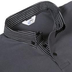 Polo Gris Hombre M/C C/Camisero | Union Workwear