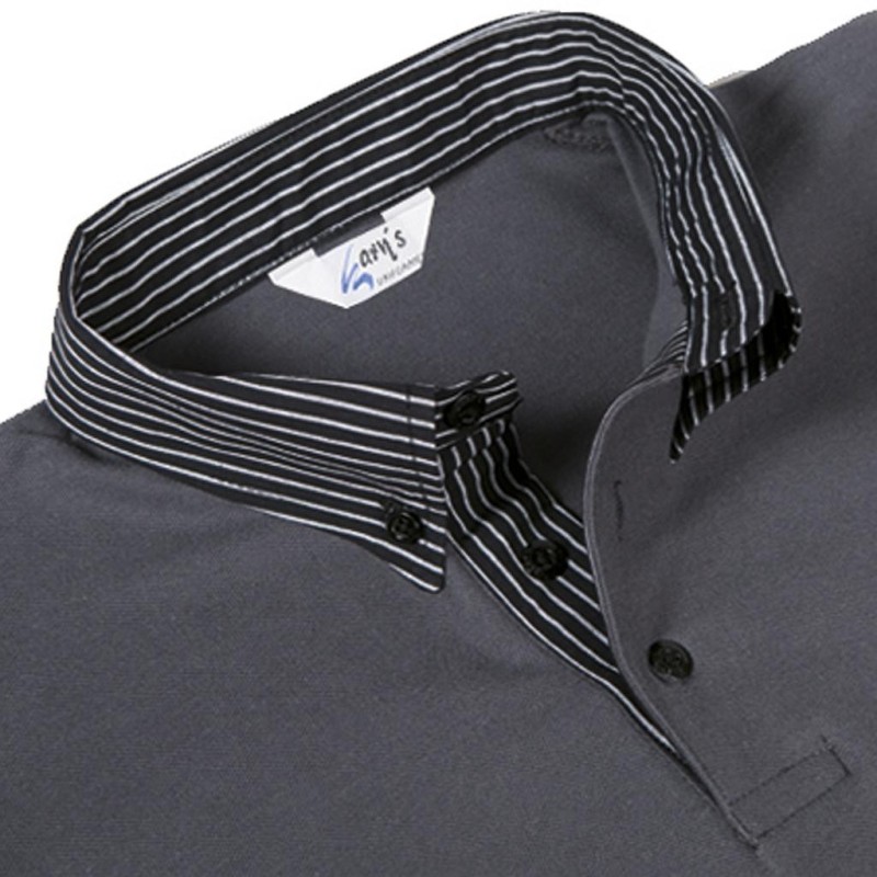 Polo Gris Hombre M/C C/Camisero | Union Workwear