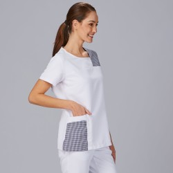 Blusa Mujer Cerrada Combi Navas | Union Workwear