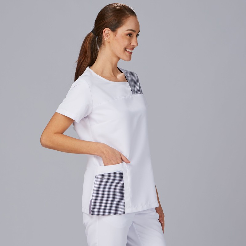 Blusa Mujer Cerrada Combi Navas | Union Workwear