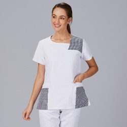 Blusa Mujer Cerrada Combi Navas | Union Workwear