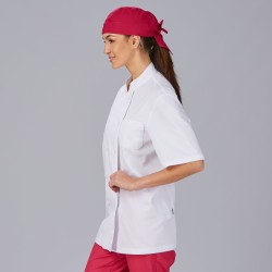 Chaqueta Unisex Popelin Fino Blanco M/C | Union Workwear