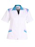 Blusa Mujer M/C Cremallera Combi | Union Workwear