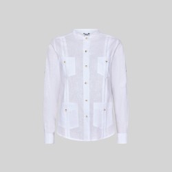 Guayabera Mujer Cuello Mao Isabela | Union Workwear