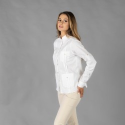 Guayabera Mujer Cuello Mao Isabela | Union Workwear