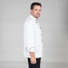 Chaqueta Cocina Unisex Napoles Blanca Vivo Color | Union Workwear
